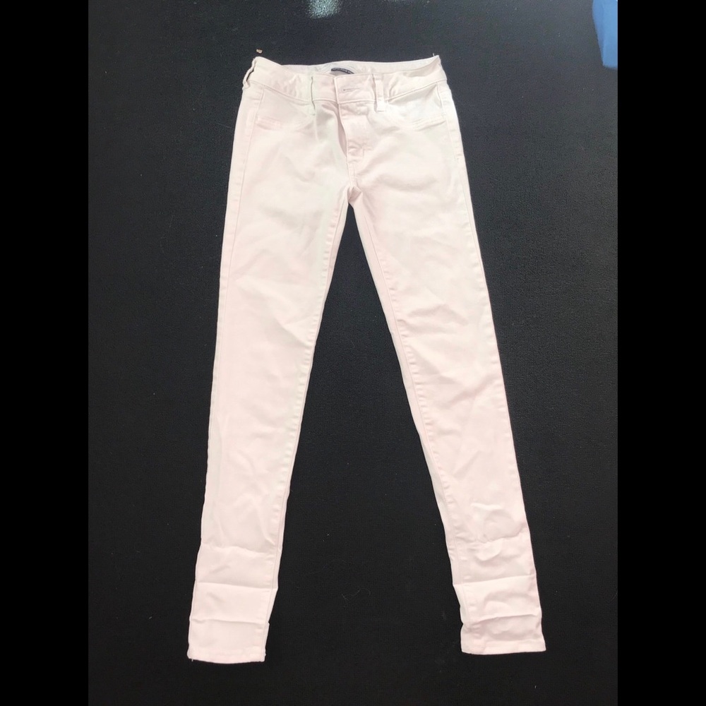 American Eagle White Skinny Jeans